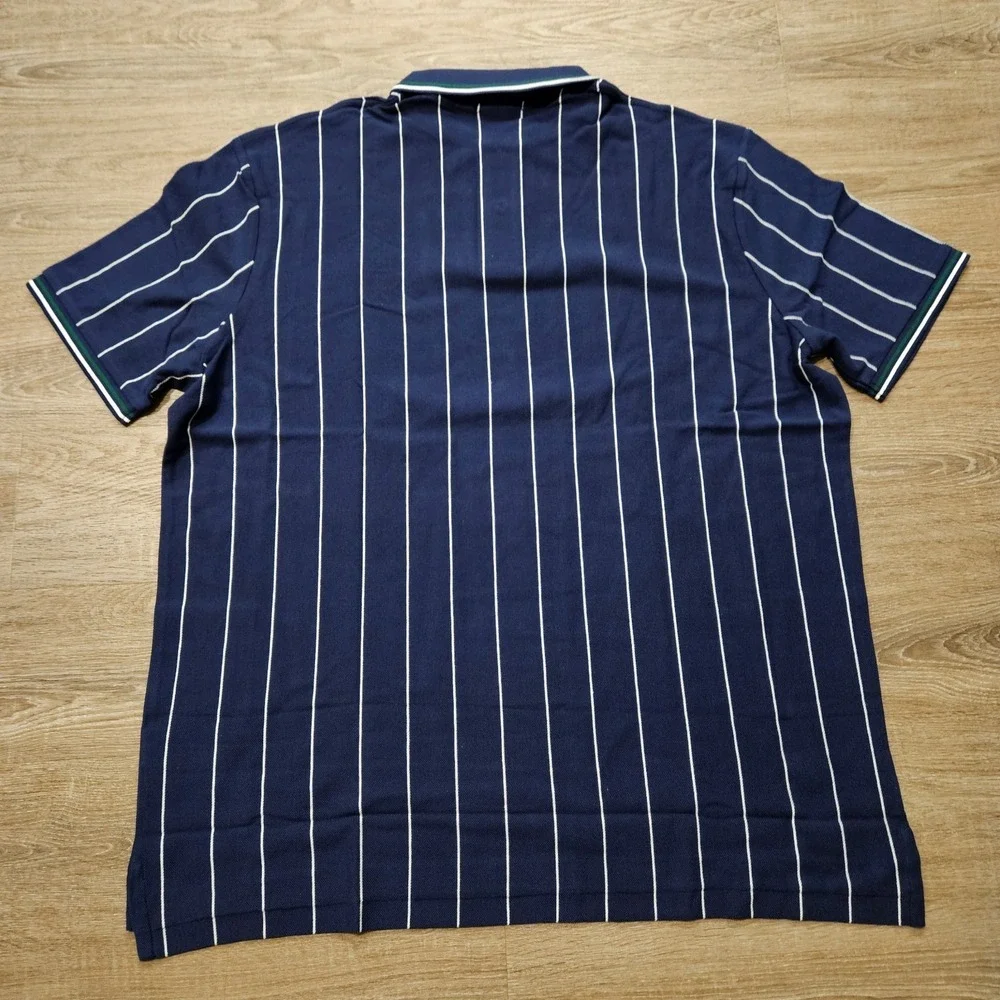 NWT Polo Ralph Lauren Classic Fit Mesh Polo Shirt Tennis Stripe Men's XL